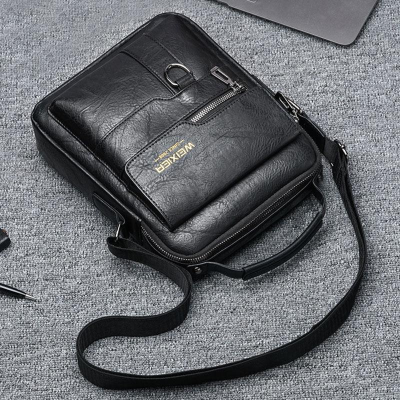 Waterproof Small Leather Men’s Bag