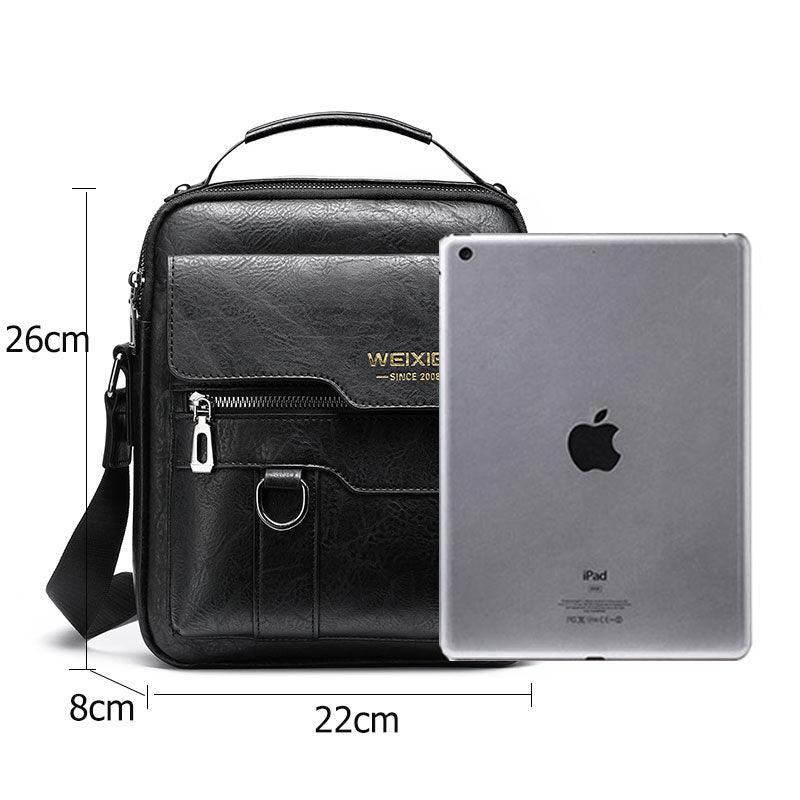 Waterproof Small Leather Men’s Bag