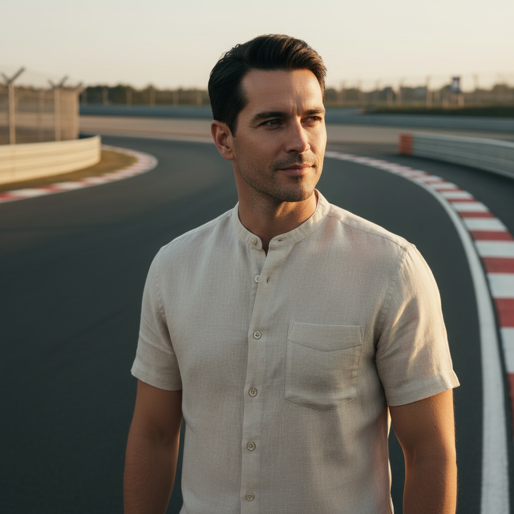 Riviera Soft Linen Henley