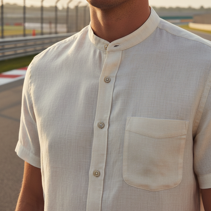 Riviera Soft Linen Henley