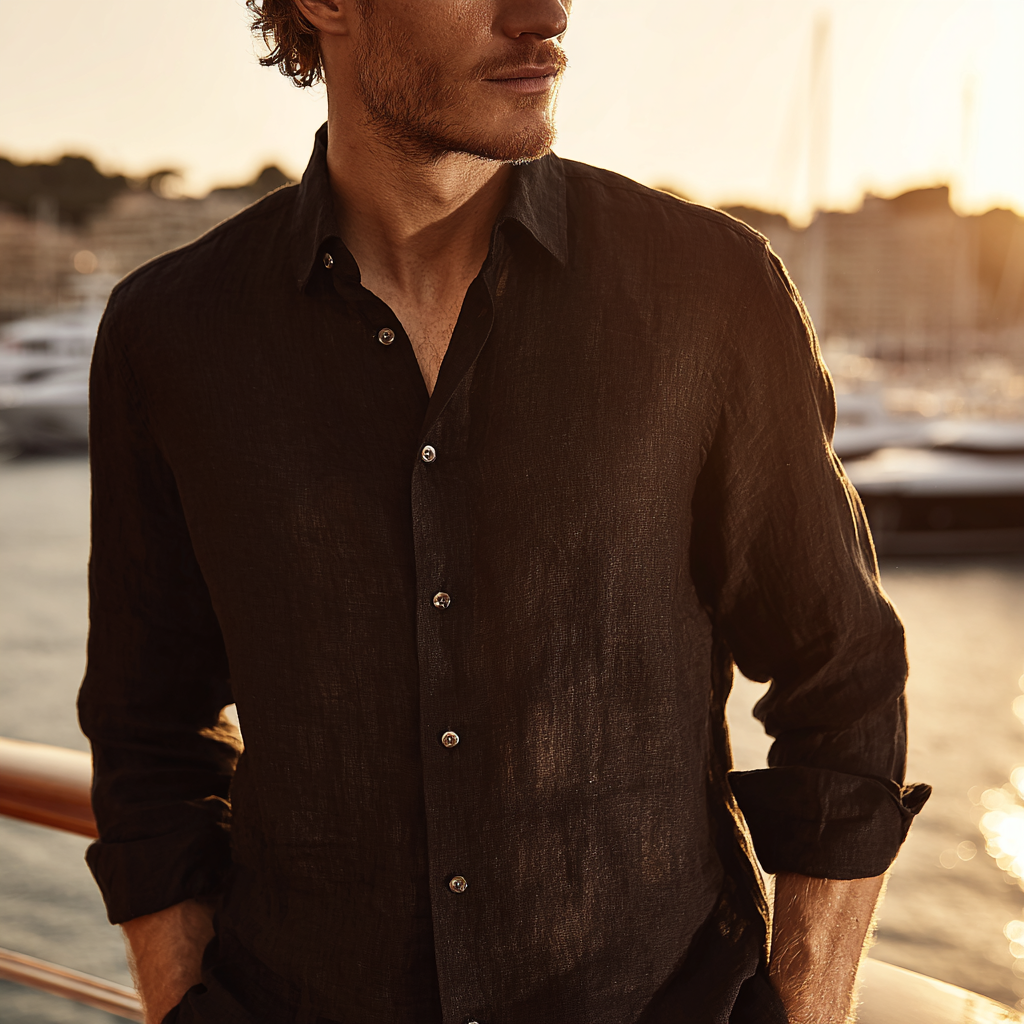 Monaco Linen Classic Shirt