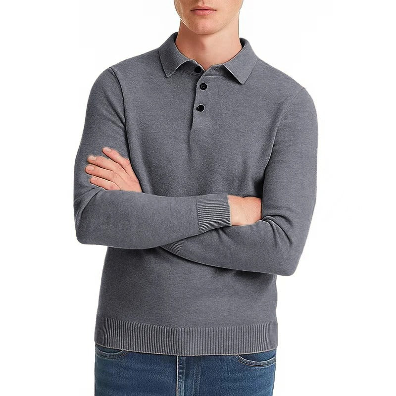 AutumnEase Polo Pullover