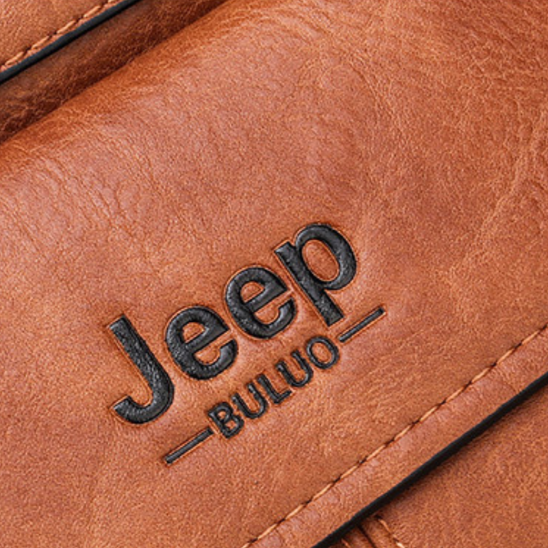 Jeep Leather Travel Bag