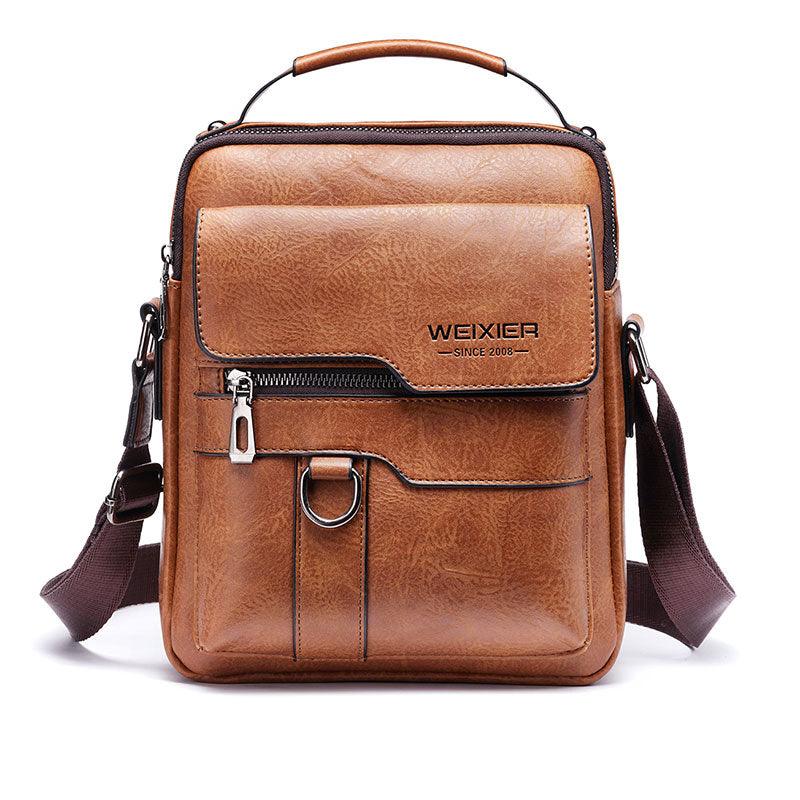 Waterproof Small Leather Men’s Bag