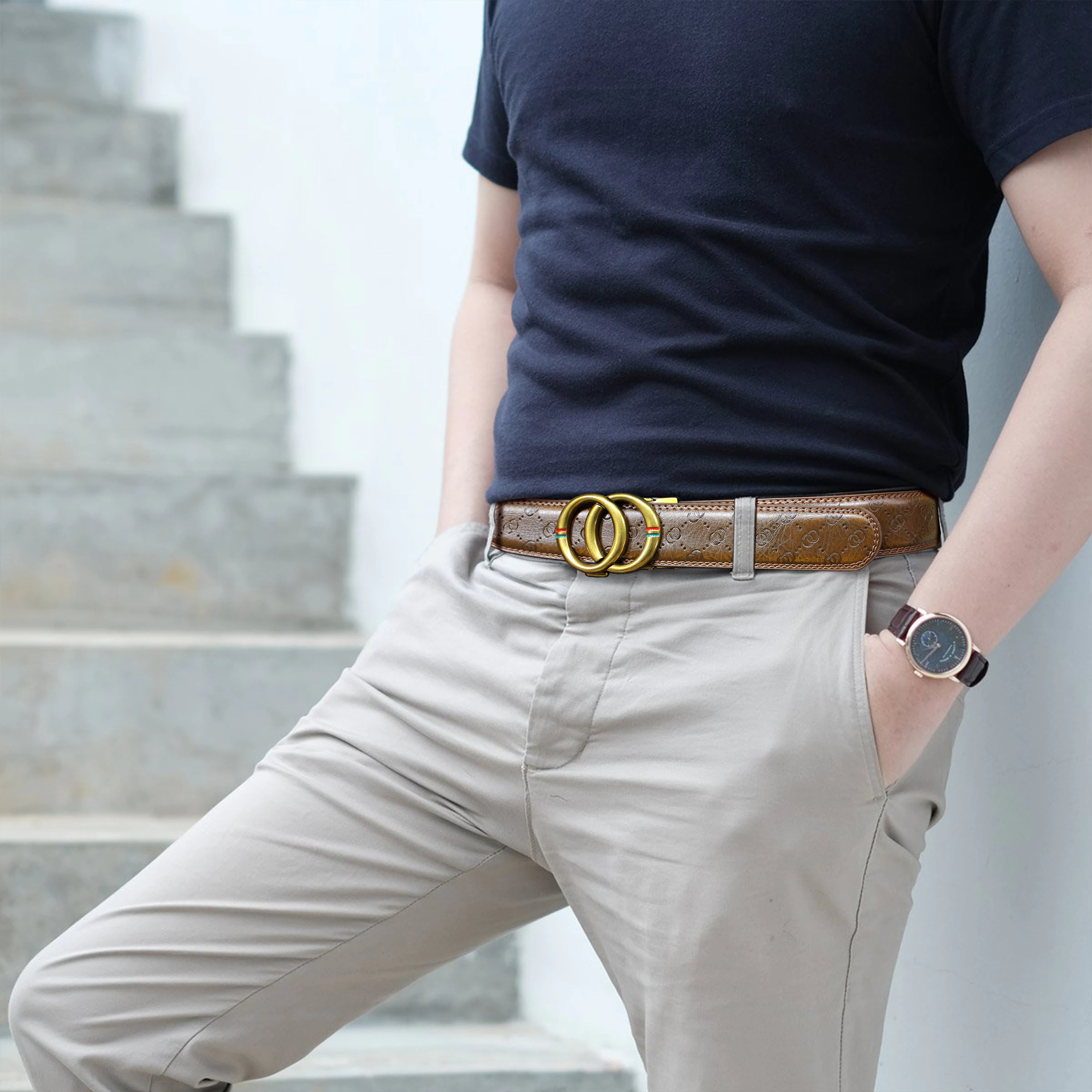 Fashionis Leather Men’s Belt