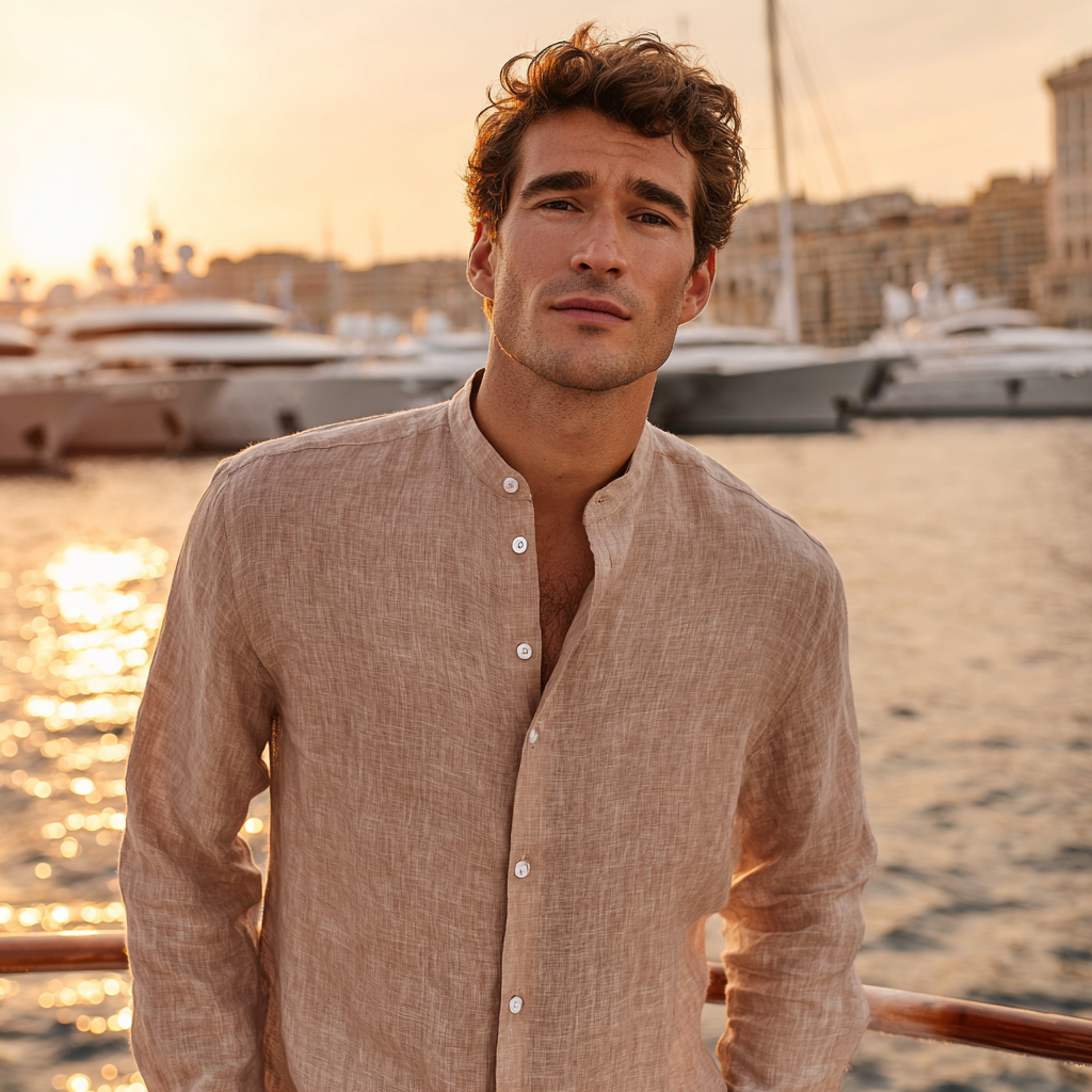 Monaco Linen Classic Shirt