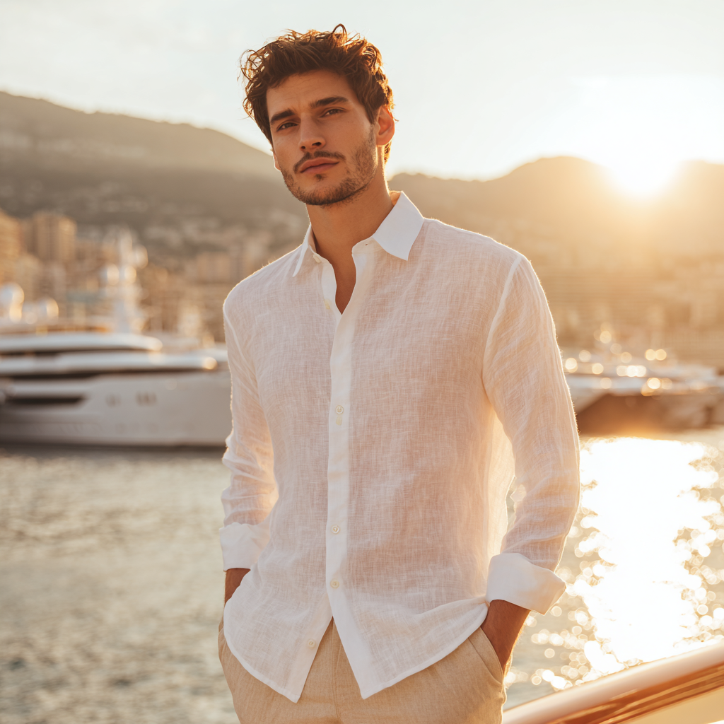 Monaco Linen Classic Shirt